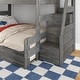 preview thumbnail 17 of 30, Max and Lily Modern Farmhouse Twin Over Full Bunk Bed With Staircase and Trundle