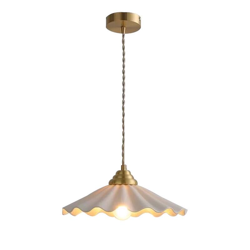 11.8 IN hangable light gold light fixture matel pendant light