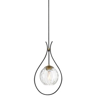 Minka Lavery 1531 Cody 9" Wide Mini Pendant with Clear Water Glass