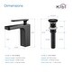 preview thumbnail 25 of 25, Lead Free Solid Brass Single Handle Bathroom Vanity Sink Faucet with Water Hose