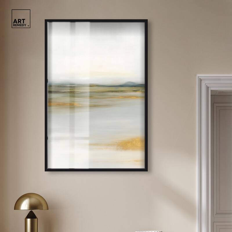 Misty Expanse I Shadowbox by Art Remedy