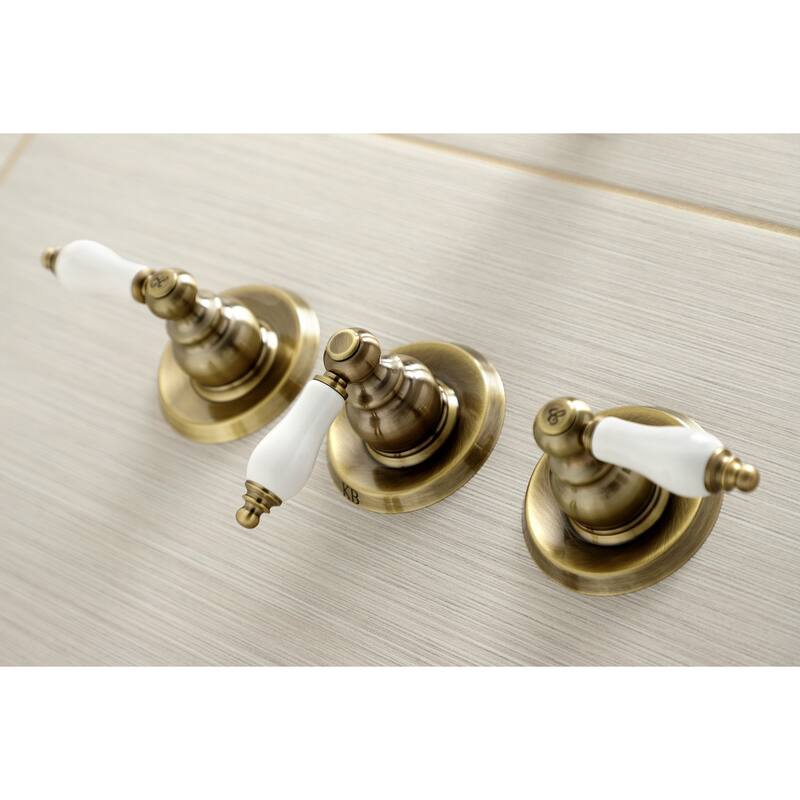 Victorian Three-Handle Tub and Shower Faucet