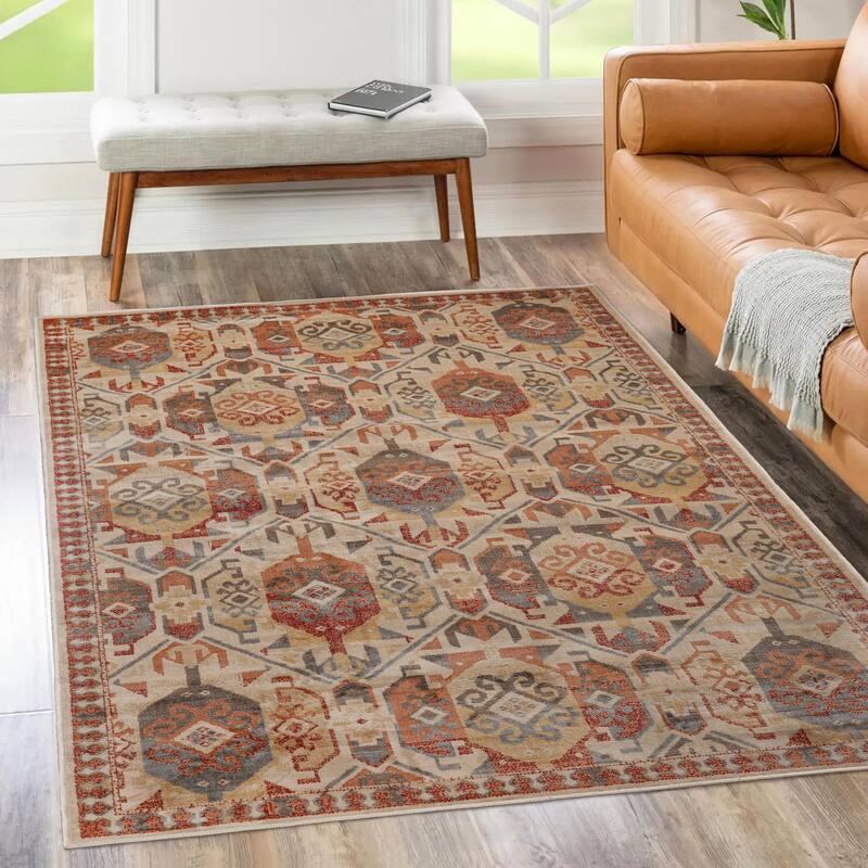 Superior Southwestern Modern Rustic Indoor Area Rug or Runner - 2' 7" X 8'