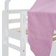 preview thumbnail 32 of 38, Twin Loft Bed with Play Tent, House Design, Slide & Ladder