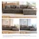118.4"W Plush Modular Sectional Sofa with Pillows