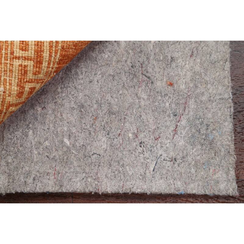 Orange Gabbeh Kashkoli Oriental Runner Rug Wool Hand-knotted Carpet - 2'8" x 9'4"
