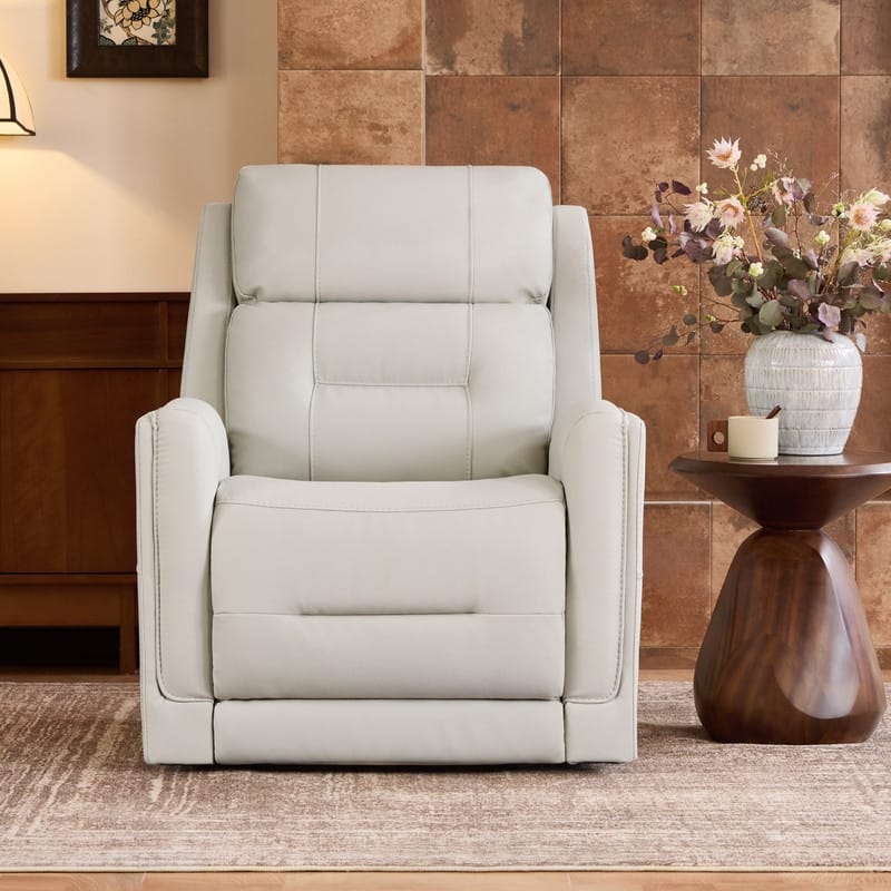 Spruce & Spring Power Recliner Chair Wall Hugger with Power Headrest