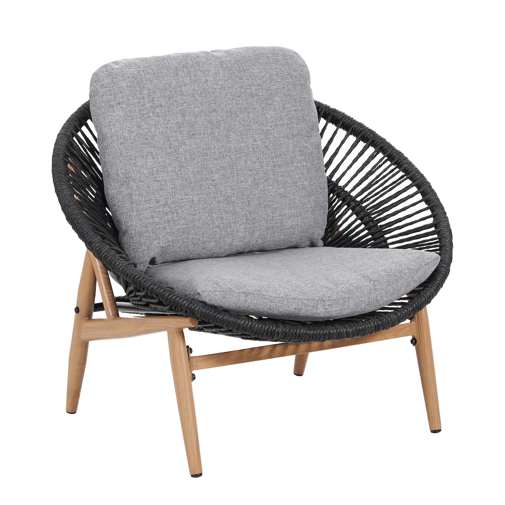 Lounge Chair Outdoor Armchair Patio Chair, Upholstered Chair Reading Chair Accent Chair Padded Chair