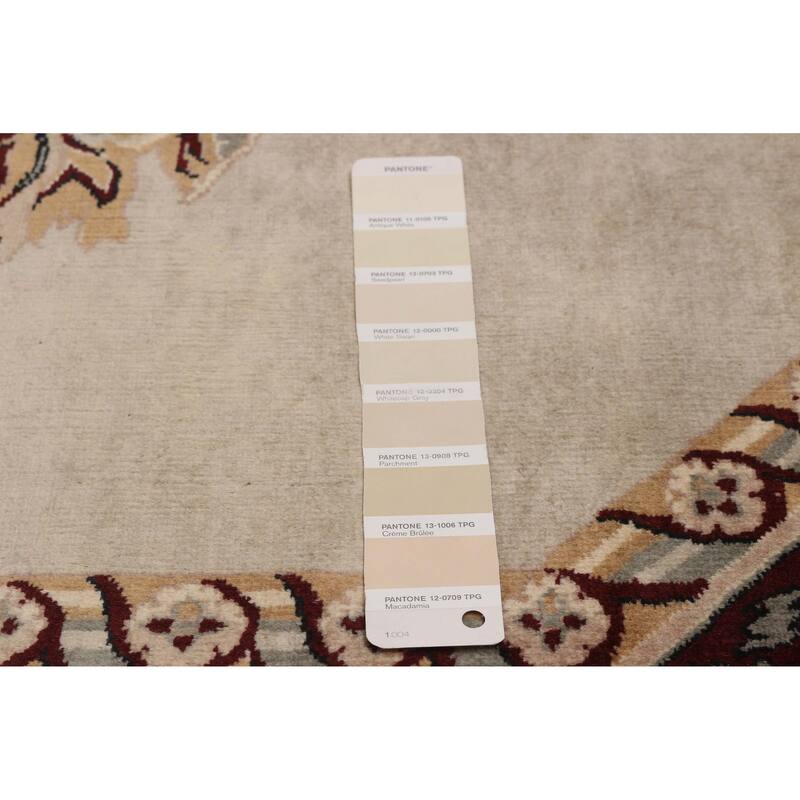 ECARPETGALLERY Hand-knotted Pako Persian 18 Of 20 Khaki Wool Rug - 6'0 x 9'2