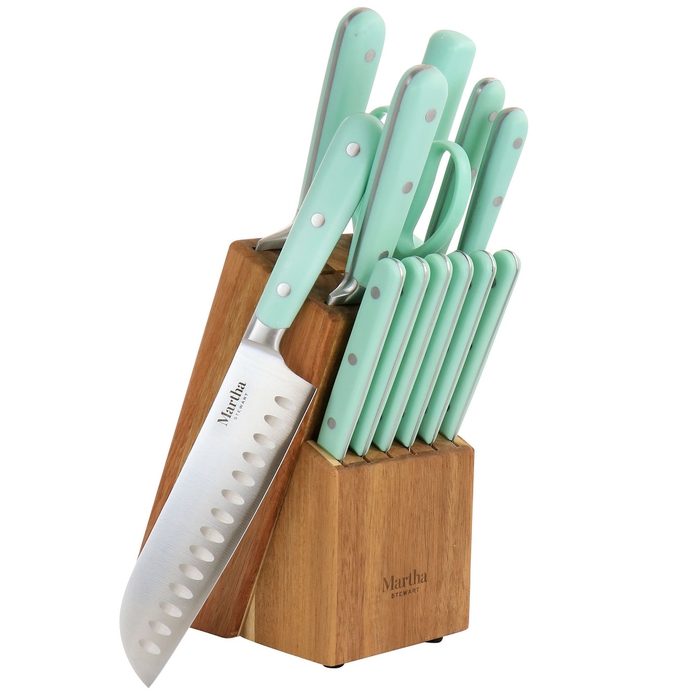 Sabatier 10-Piece Cutlery Set with Acacia Wrap Block 