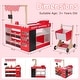 preview thumbnail 11 of 30, Costway Kids Grocery Store Playset Wooden Pretend Play Supermarket - See Details