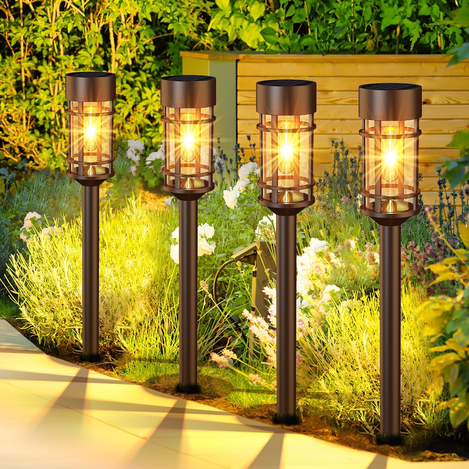 Decorative solar pathway lights 2025