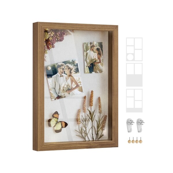 A4 Shadow Box Frame Ideal Wall Hanging Decor for Home and Office