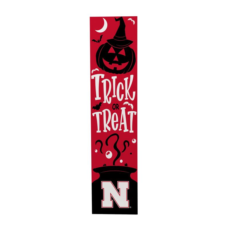 47" Double Sided Seasonal Porch Leaner, University of Nebraska - 47" x 11.25"
