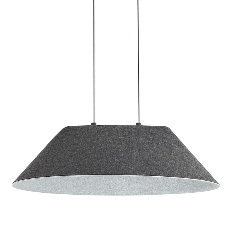 Golden Lighting 3133-P21 Faroe 21" Wide Pendant - Flecked Black / Grey