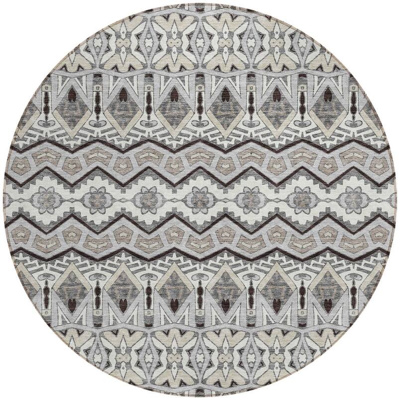 HomeRoots Moroccan Transitional Rectangle Outdoor Rug