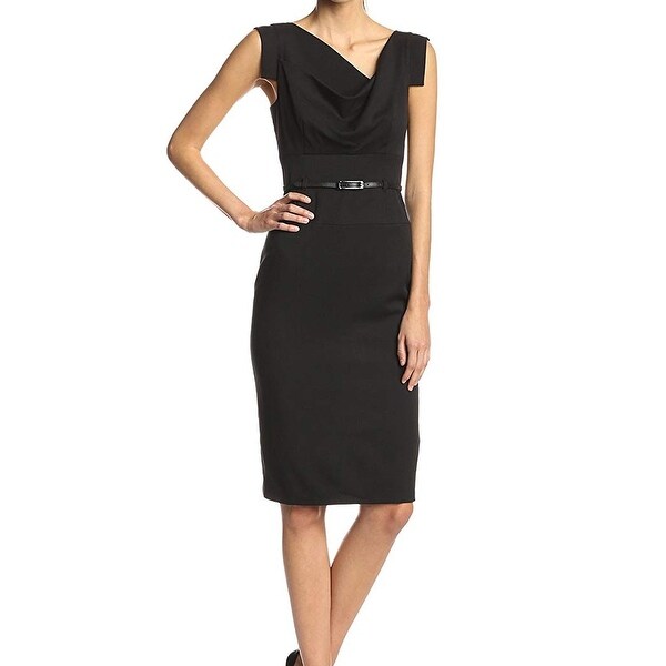 black halo simona sheath dress