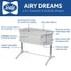 preview thumbnail 5 of 9, Sealy Baby Airy Dreams Breathable 2 in 1 Bedside Bassinet