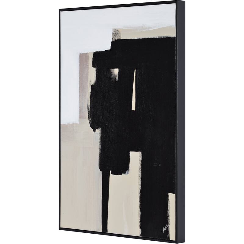 Renwil Telesto 24" Wide Canvas Art, Black