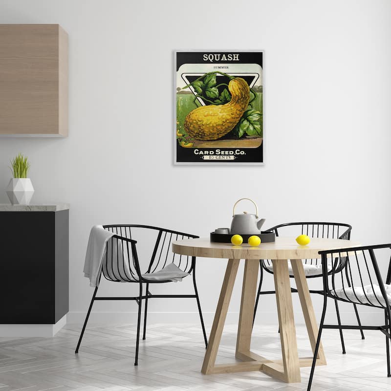 Stupell Vintage Garden Squash Framed Giclee Art Design By Lil' Rue