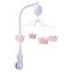 preview thumbnail 4 of 4, Lambs & Ivy Disney Princesses Pink Crown Musical Baby Crib Mobile Soother Toy