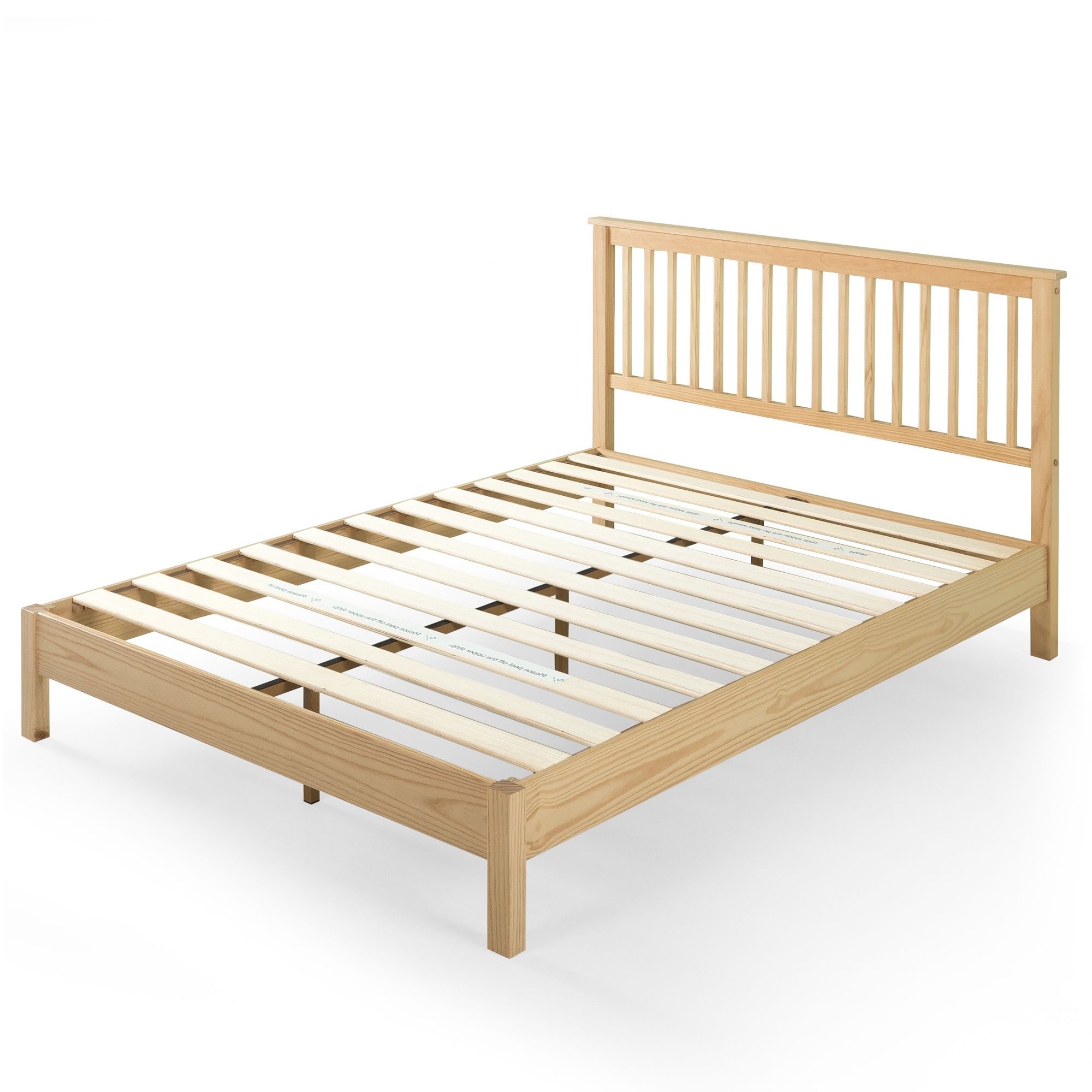 Priage By Zinus Natural Wood Platform Bed Frame On Sale Overstock 23174674