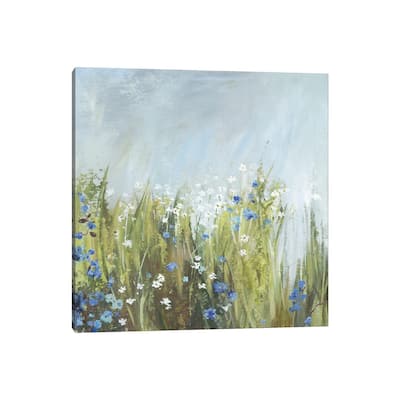 iCanvas "Blue Bells Field" by Asia Jensen Canvas Print