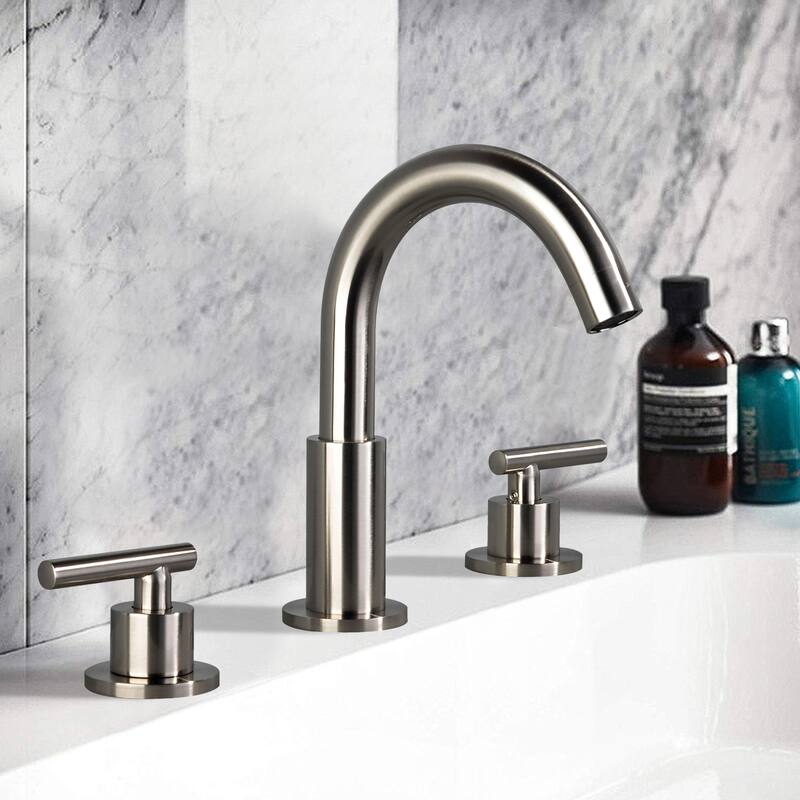 Clihome 8 Inch Widespread Bathroom Sink Faucet