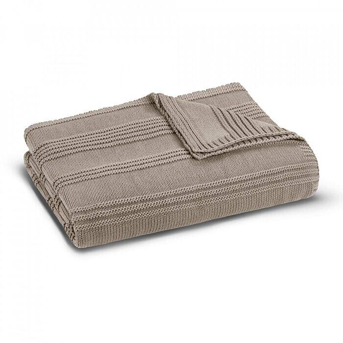 Molly Throw - Warm Gray