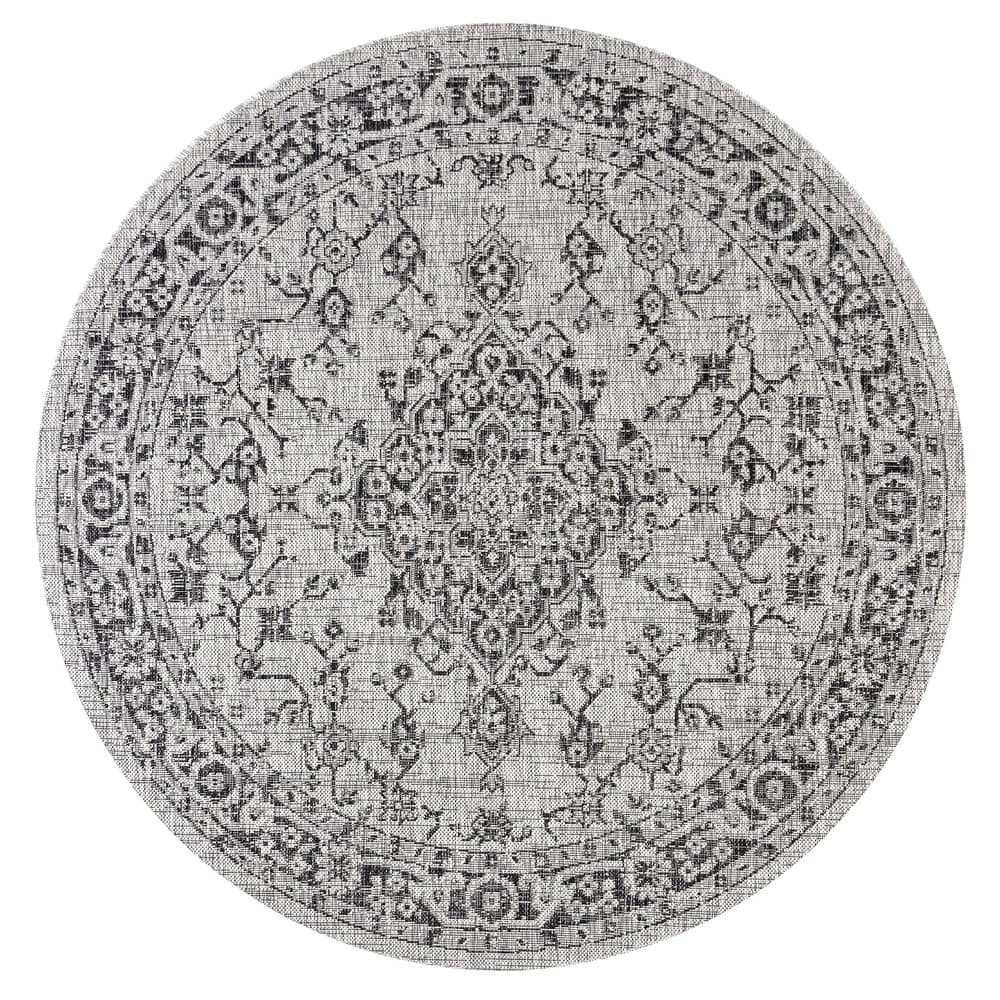 JONATHAN Y Palazzo Boho Medallion Textured Weave Indoor/Outdoor Area Rug