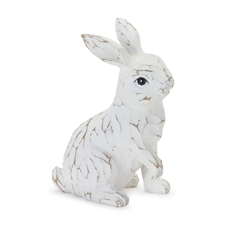 Carved Bunny Figurine (Set of 2)