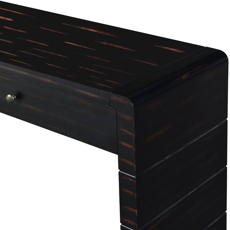 52 inch Sofa Table with Storage Drawers