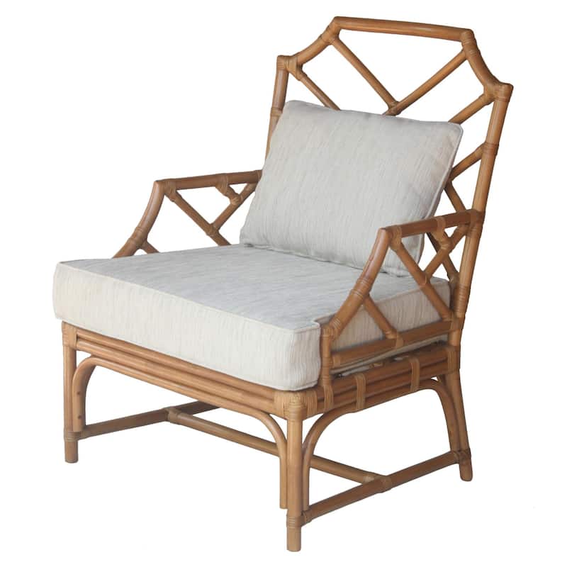 NPD Furniture Kara Rattan Accent Arm Chair