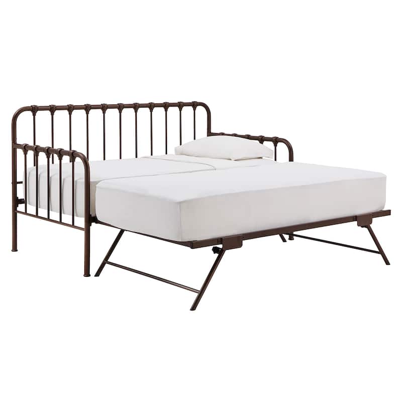 Constance Metal Daybed with Lift-up Trundle by iNSPIRE Q Bold