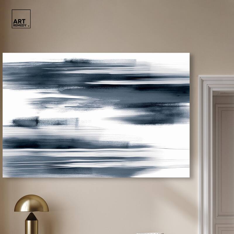 Blue Mirage II Canvas by Art Remedy, Gallery Wrapped