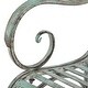 preview thumbnail 42 of 41, SAFAVIEH Ressi Victorian Scroll Iron Outdoor Rocking Bench. - 43 in. W x 33 in. D x 37 in. H