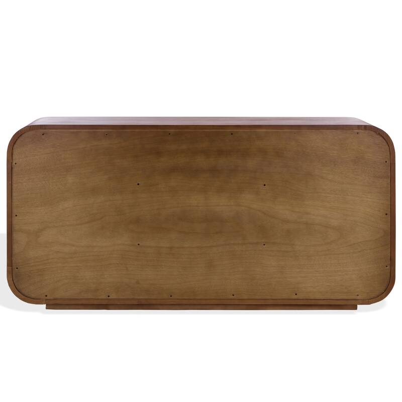 SAFAVIEH Couture Herald 3-Shelf Wood Sideboard - 62"W x 19"D x 30"H