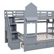 preview thumbnail 35 of 46, Kid-Friendly Design Full over Full Bunk Bed