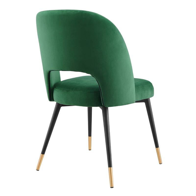 Rouse Performance Velvet Dining Side Chairs (Set of 2)