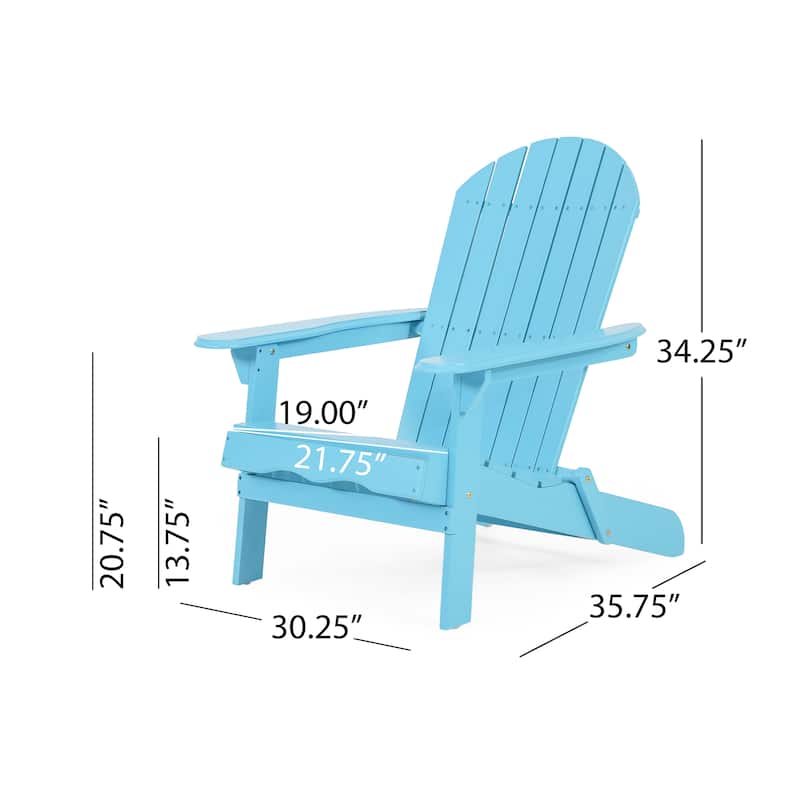 Hanlee Outdoor Rustic Acacia Wood Folding Adirondack Chair (Set of 2) by Christopher Knight Home