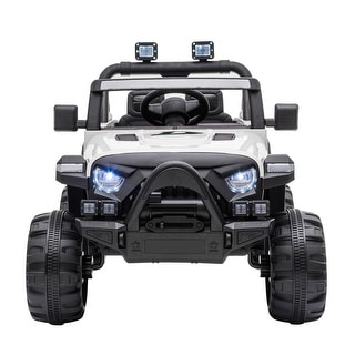 Secure 12V Off-Road Ride-On Car with Remote Control and Music
