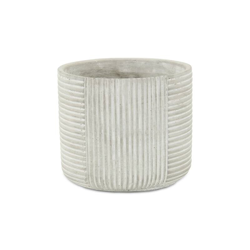 Urbanstone Gray Cement Intercoiled Pottery