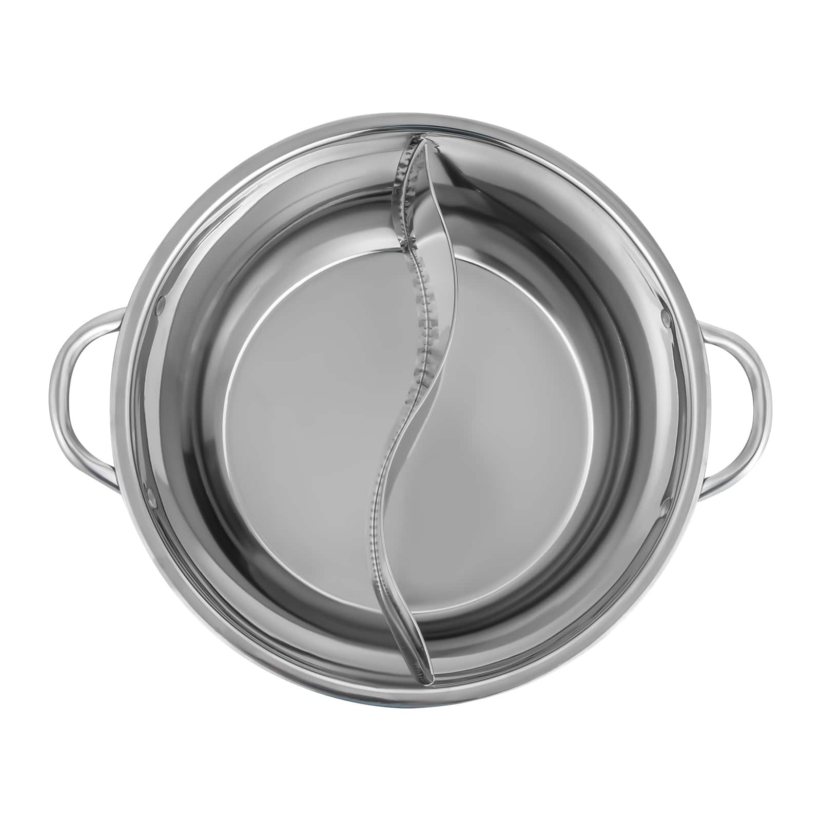 Stainless Steel Hot Pot Shabu Pot with Divider Bed Bath & Beyond