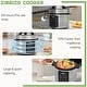 preview thumbnail 4 of 11, Electric Pressure Cooker, Upgraded 6 Quart/8 Quart 12-in-1 Multicooker, Stainless Steel Slow Cooker, Rice Cooker, Steamer, Sauté