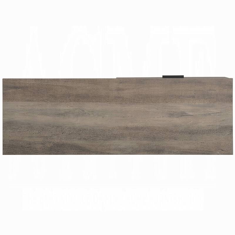 Stylish Writing Desk with Concealed and Open Storage, Soft-Close Drawer, and Durable Scratch-Resistant Surface
