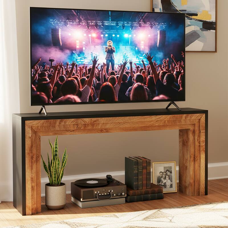 70.9 Inch Extra Long TV Stand for TVs Up to 75 Inches - 11.61" D x 70.9" W x 32.68" H