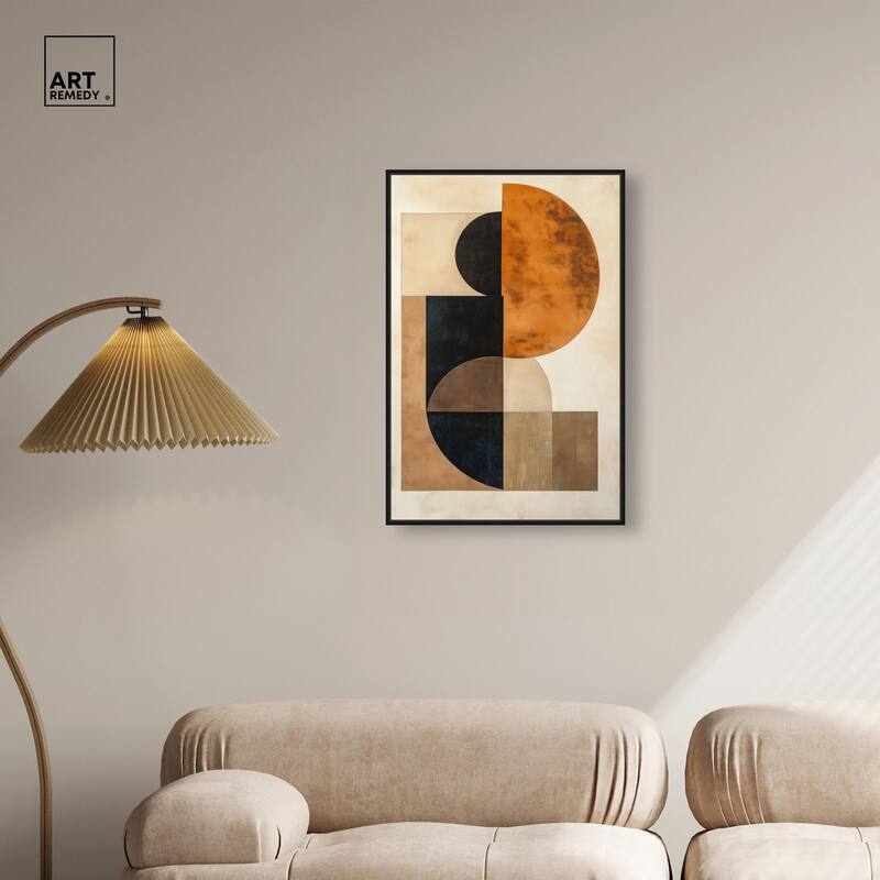 Divided Circle II Canvas by Art Remedy