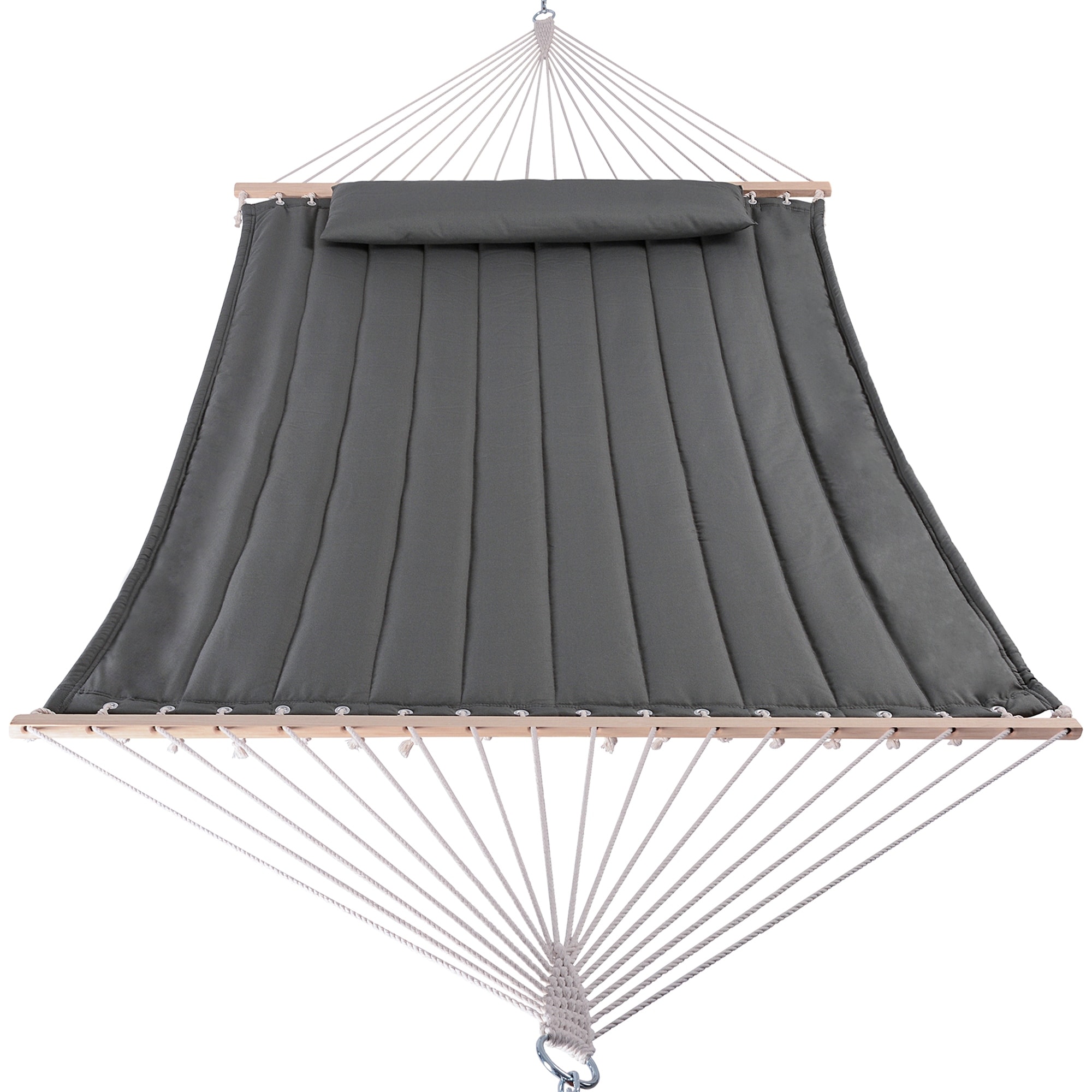 Outdoor Portable 2 Person Hammock with Spreader Bar - 78.7*55.1