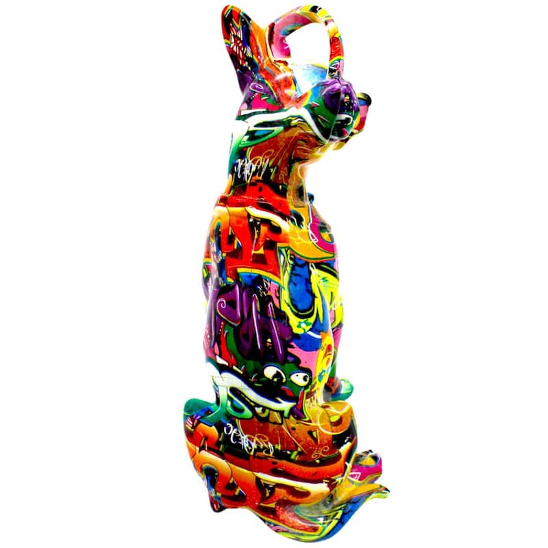 Interior Illusions Plus Street Art Chihuahua with Headphone - 10" tall