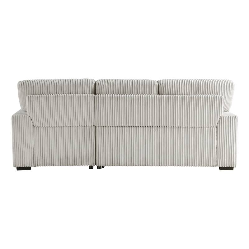 Manche 2-Piece Sectional Sofa with Pull-out Bed and Right Chaise